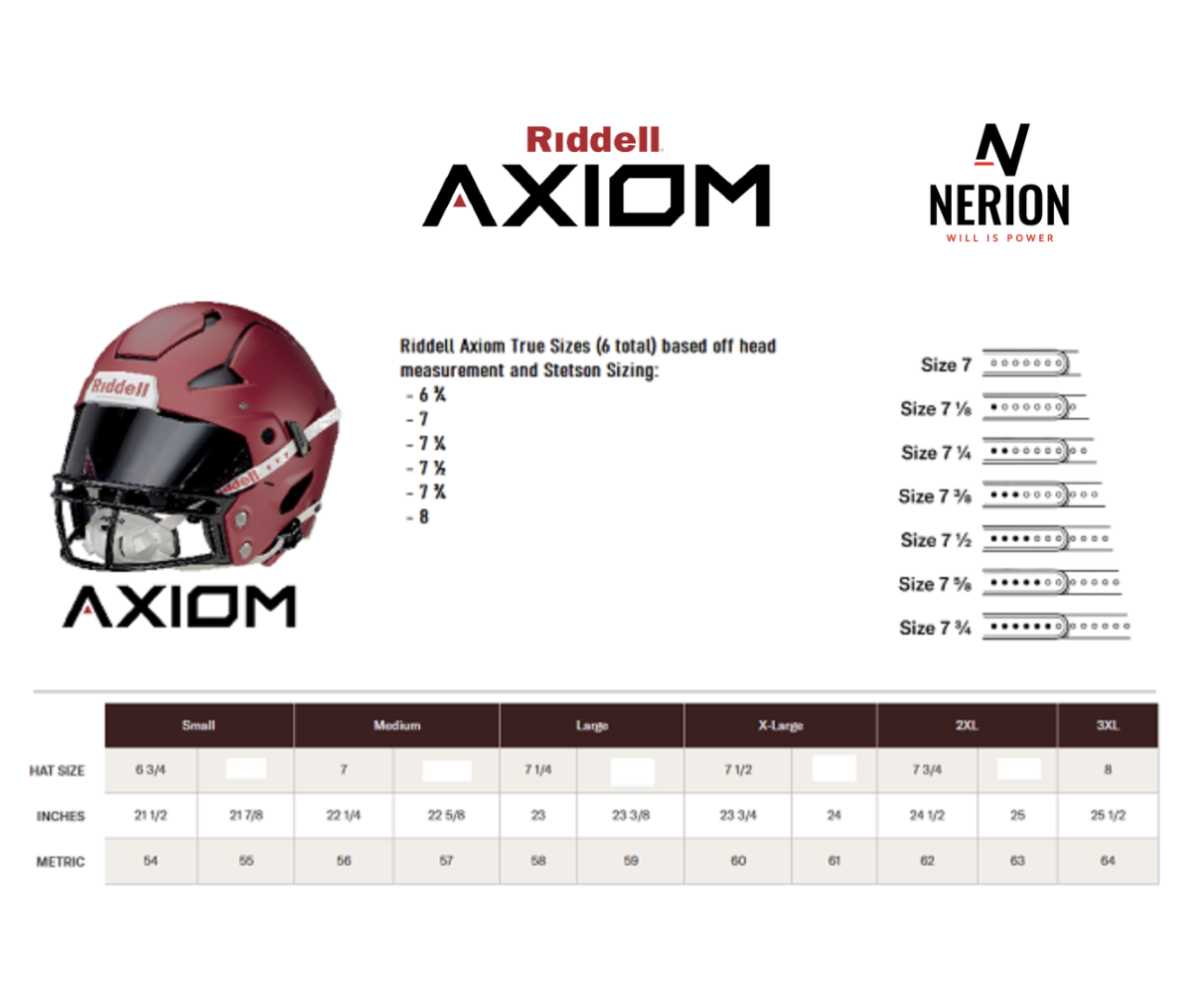 RIDDELL AXIOM 2025 リデル アメフト ヘルメット | END ZONE