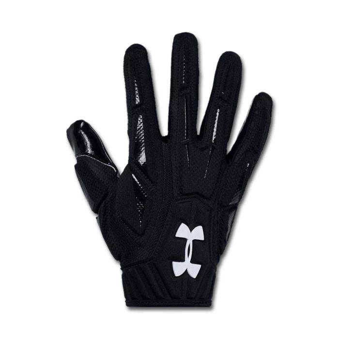 Under Armour Highlight gray black Football Gloves Size Extra